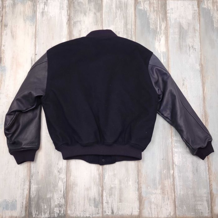 Polo Ralph Lauren Leather Baseball Jacket Wool Hooligans Kurtka Męska