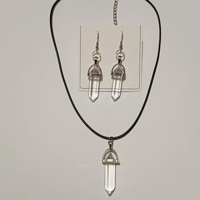 Conjuntos cristais- colar e brincos