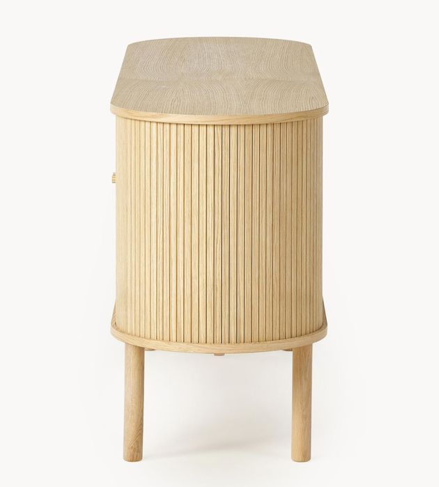 Komoda z ryflowanym frontem Calary 160x75 cm