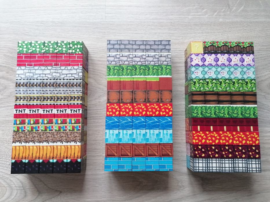 300szt klocki magnetyczne typu Minecraft