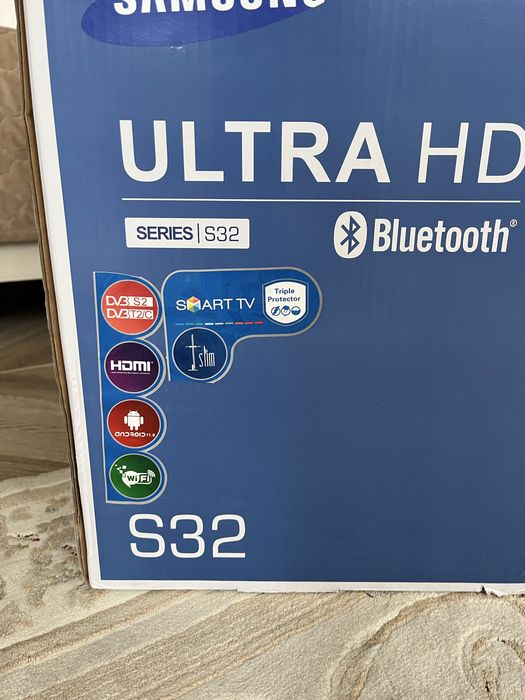 Телевізор Samsung Smart TV Ultra HD S32( bluetooth, wi-fi, 4k, android11.0)