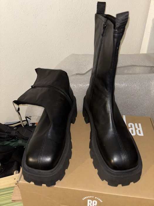 Buty długie Bianco, rozmiar 40. Skóra naturalna.