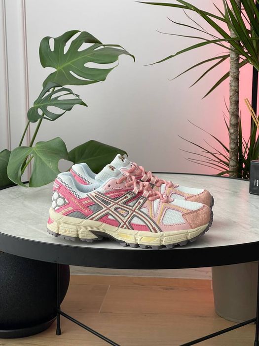 Asics Gel-Kahana 8 White/Pink Marathon Running Box 36-41р асікс