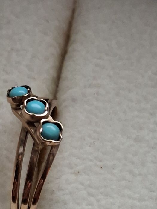 Złoty Warmet stan igła 585 średnica 18,5cm