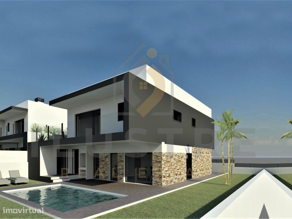 Moradia T4 Duplex com piscina na Sobreda - Modelo Chave na mão