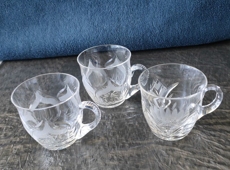 Filiżanki krysztalowe