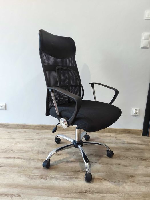 Krzesło obrotowe na kółkach # fotel biurowy siatkowy # JYSK BILLUM