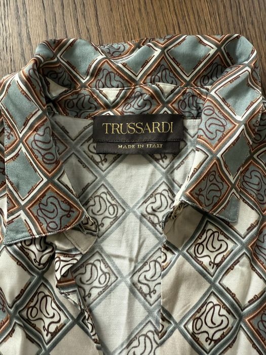 Sukienka Trussardi wiskoza jedwab