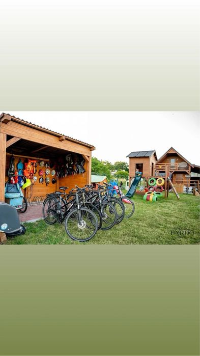 Domek nad jeziorem  z jacuzzi, sauną, plac zabaw