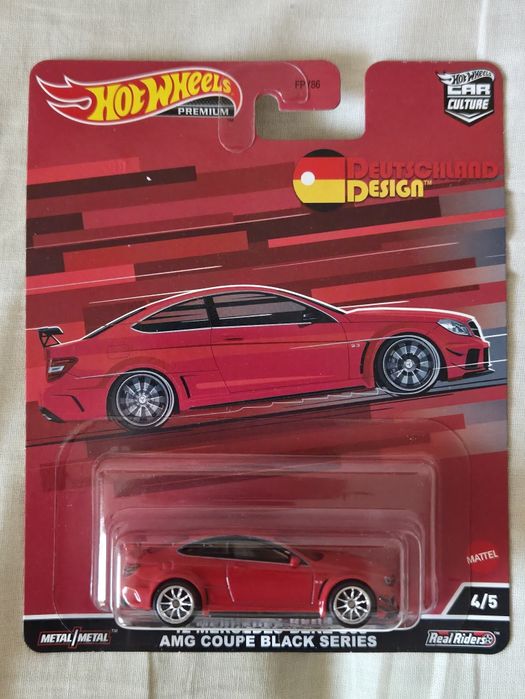 Hot Wheels Premium - '12 Mercedes-Benz C63 AMG Coupe Black Series