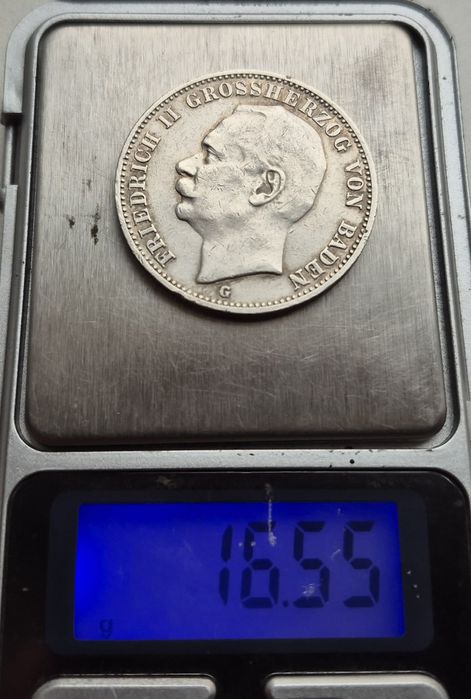 Німеччина імперія 3 марки 1909 - 1911 рр. 3 монети срібло