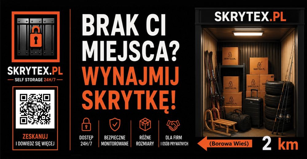 SKRYTKI, Boksy, Schowki, Magazyny  Self Storage