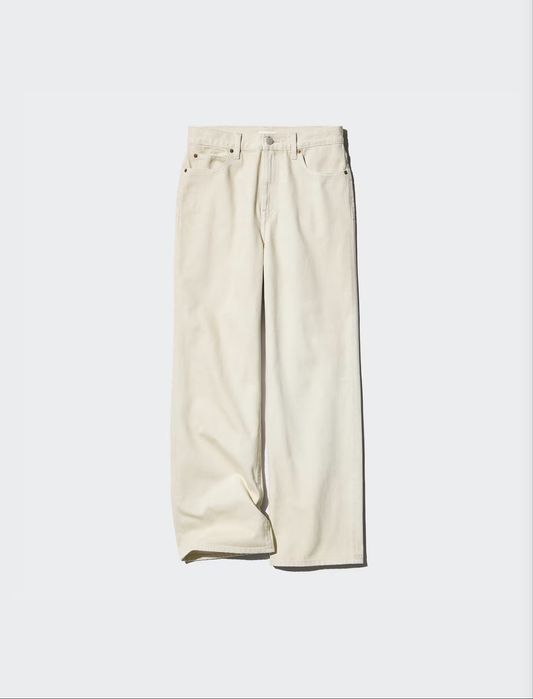 Джинси Uniqlo wide straight jeans