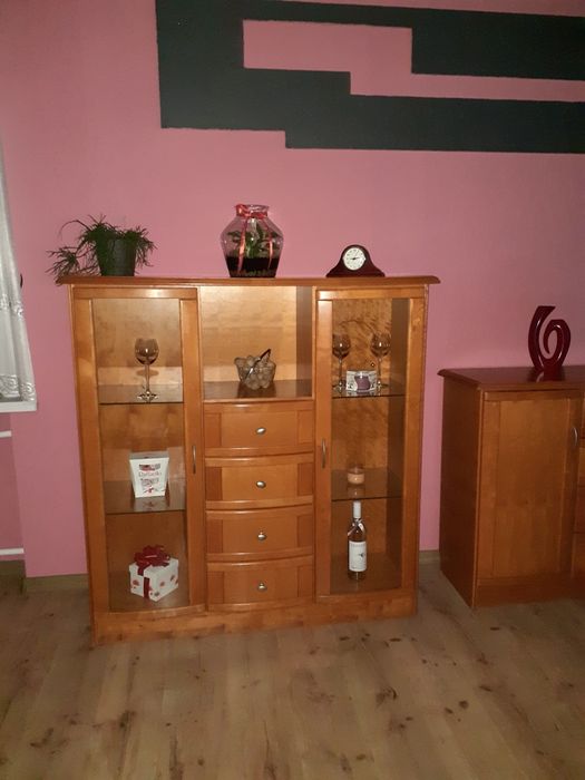 Komoda, witryna + szafka rtv gratis