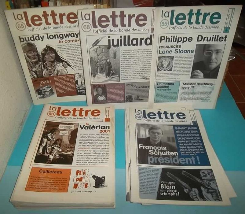 LA LETTRE - Magazine de BD da DARGAUD - Lote 85 Revistas