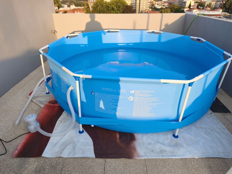 Piscina redonda diâmetro 3metros 76cm de altura