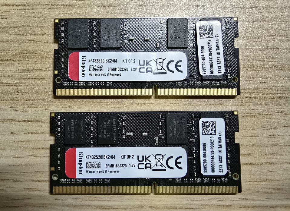 Продам оперативну пам'ять | 2х 8ГБ | 2666 МГц | SO-DIMM DDR4