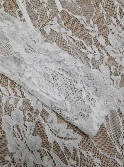 Wieczorowa elegancka ivory na ślub poprawiny przebranie