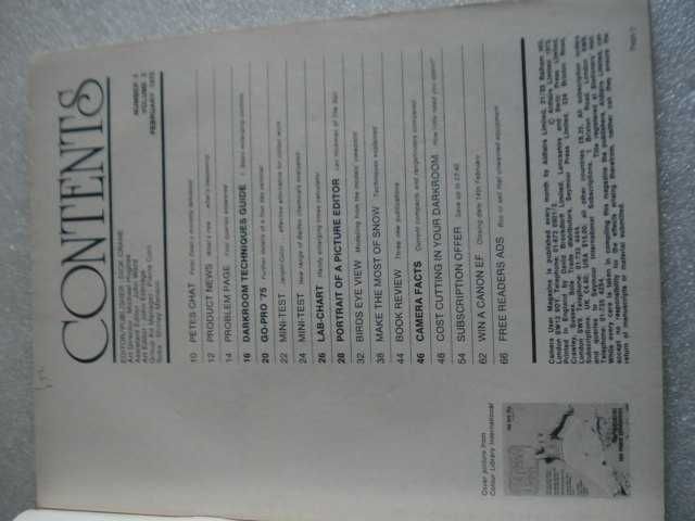 Raras Antigas Revistas film making/Camara User 1975 Amantes Fotografia