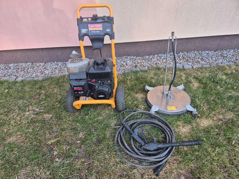 Myjka ciśnieniowa spalinowa B&S Honda bar 210 + talerz do kostki