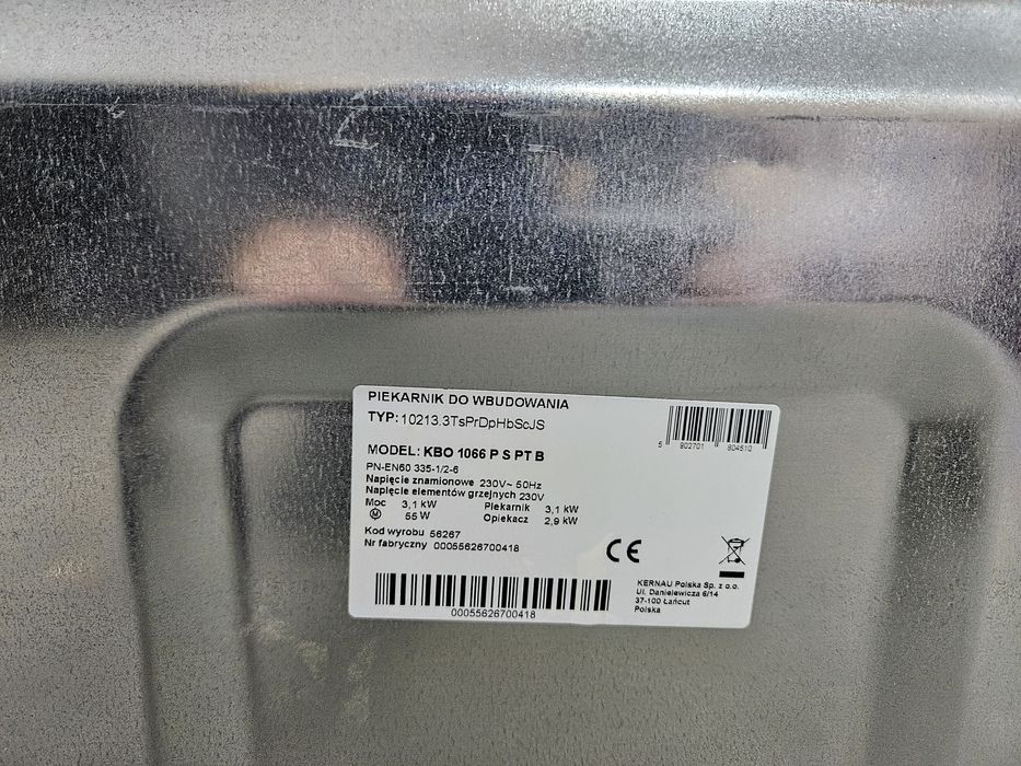 Sprzedam piekarnik filmy KERNAU