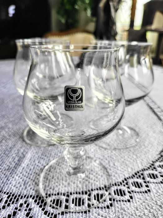 Kieliszki kryształowe do Whisky Brendy  5 szt