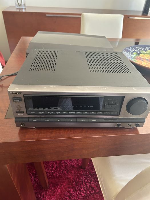 Amplificador da sony e leitor de cd samsung