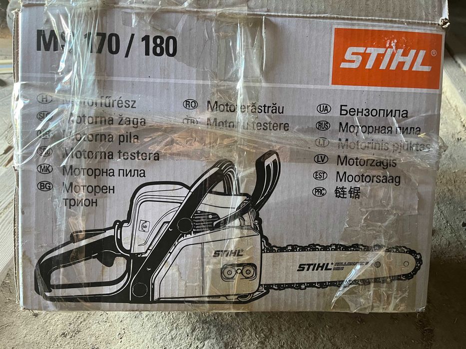 Бензопила MS 180 STIHL б/в, гарний стан, все працює відмінно