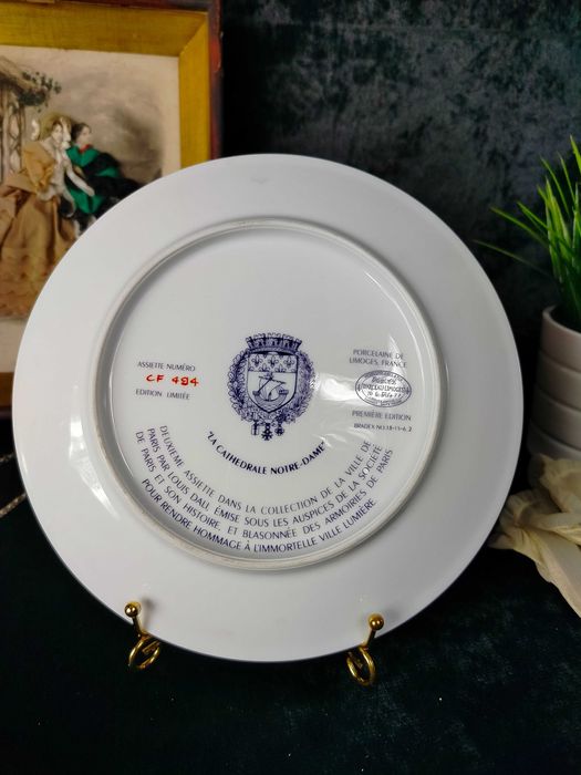 Limoges Patera Francja Louis Dali DR1089