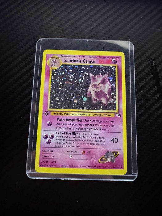 Sabrina's Gengar Holo 1ª Edição 14/132