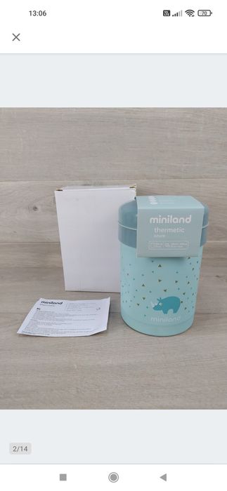 MINILAND AZURE Termos na jedzenie obiadowy 700ml OUTLET

Powystawowy,