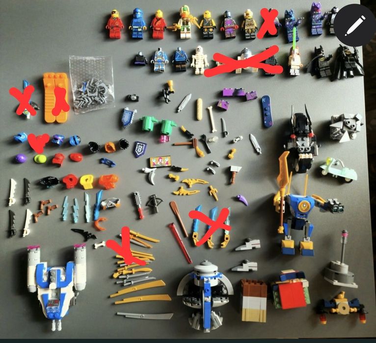 Оригінальне LEGO – фігурки, аксесуари, деталі | Ідеальний стан