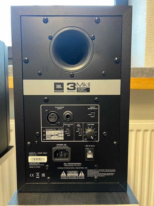 Monitory studyjne JBL 305P MKII / Prawie nowe / Gwarancja / Statywy