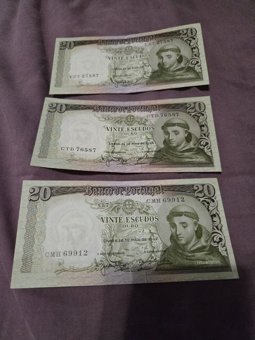 Vendo notas novas