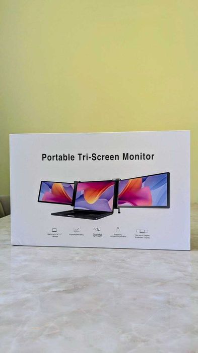 Портативний монітор двоекранний.Dual Screen 13.3 IPS Full HD.