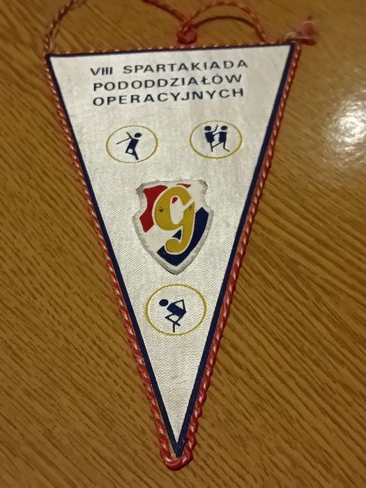 Proporczyk. Łódź ZOMO PRL