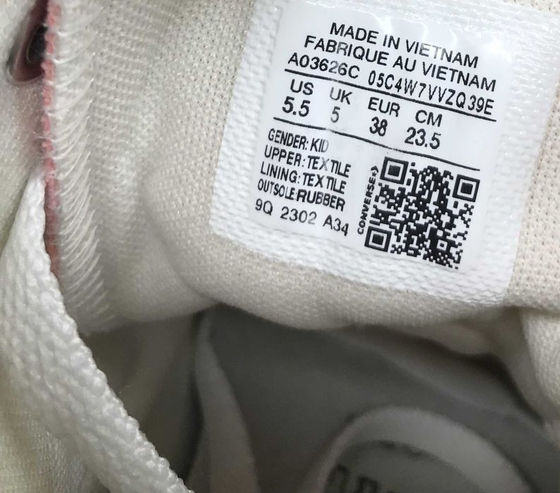 CONVERSE Chuck Taylor Move Platform r.38 oryginalne trampki damskie