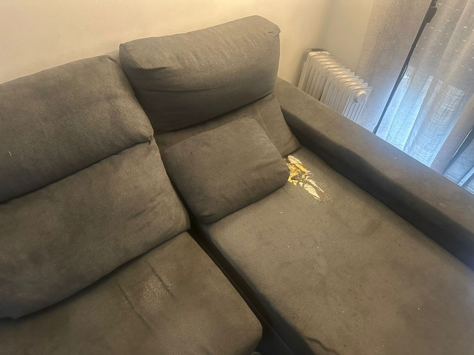 Sofá usado fácil recuperação