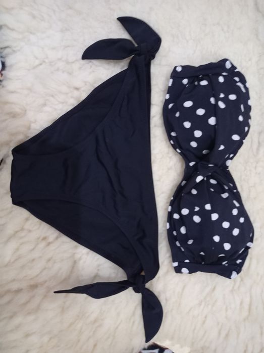 Черный раздельный купальничек