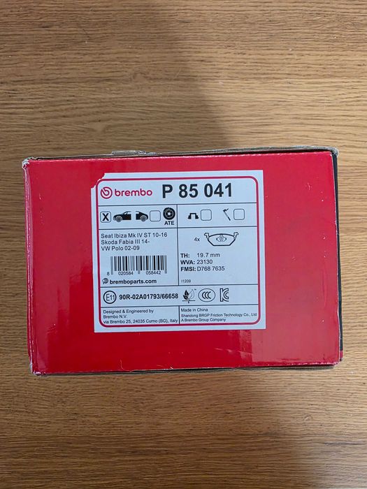 Brembo Pastilhas P85041