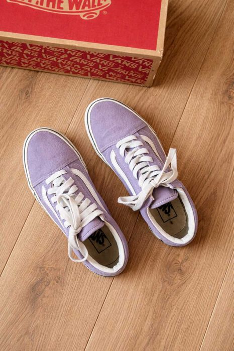 Piękne buty liliowe Vans Old Skool r. 37 fioletowe wkładka 23,5 cm