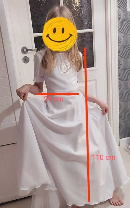 Sukienka alba komunijna 134