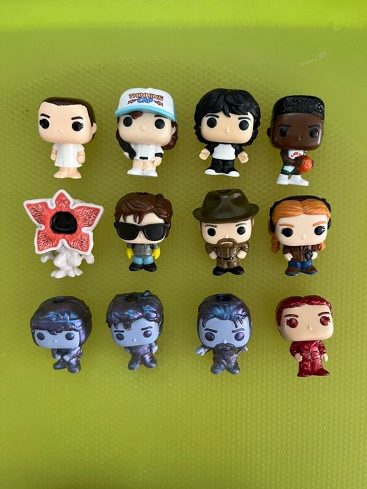 STRANGER THINGS Ovo kinder Joy - Coleção completa 24 figuras Pop Funko