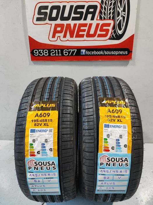 2 pneus novos 195-45R15 Aplus - Oferta da Entrega em todo o país