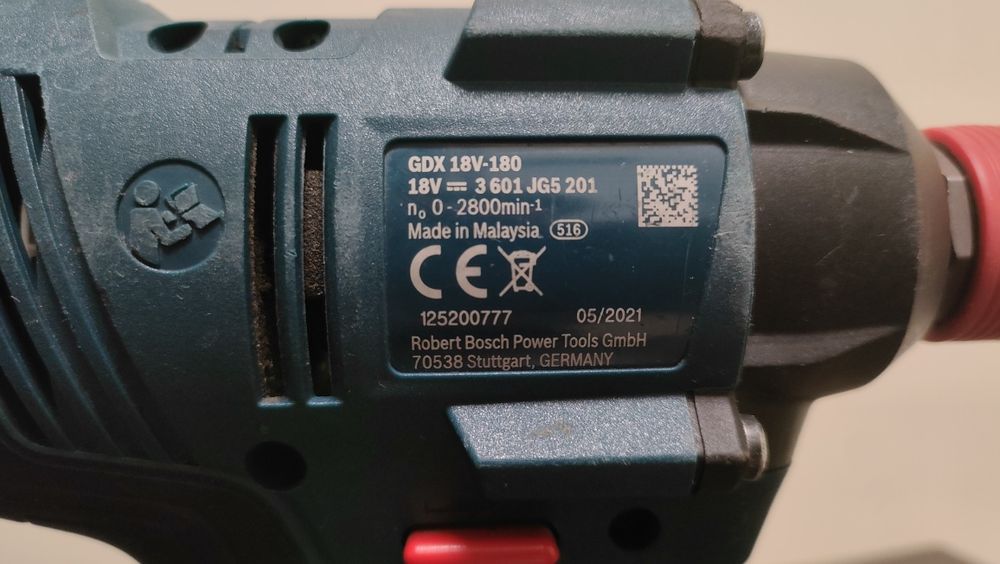 Klucz udarowy/Zakrętarka Bosch GDX  18V-180
