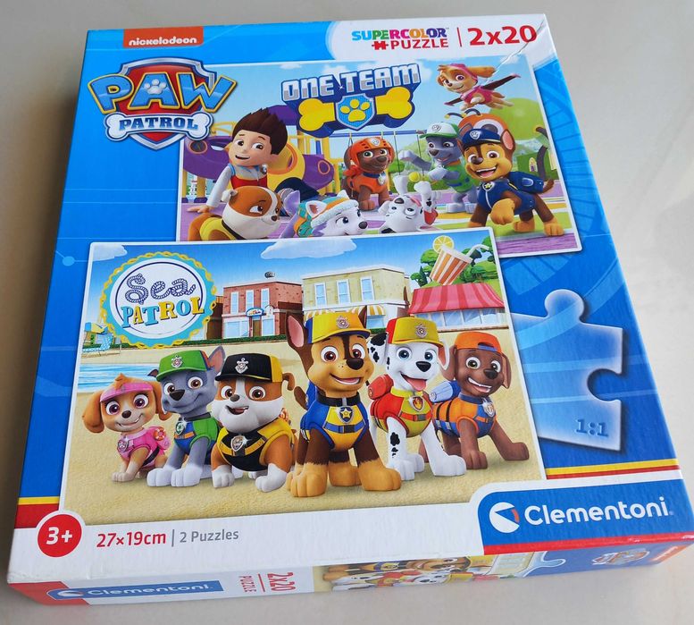 Conjunto Puzzles Patrulha Pata