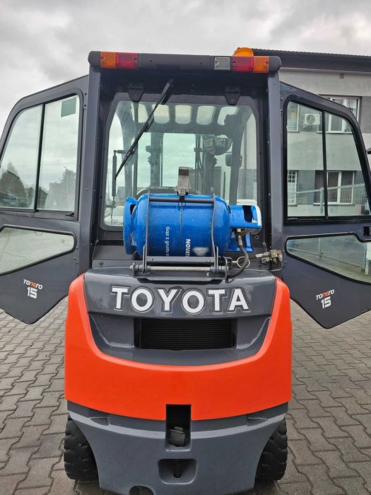 Wózek widłowy 1,5tony kabina ogrzewanie TOYOTA 8FGF15 2019 LPG 3,5m KR
