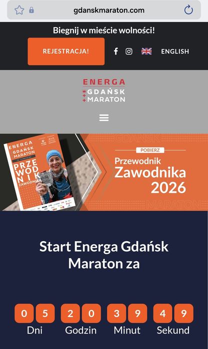 Pakiet startowy na Gdańsk Maraton - 19.04.2026r