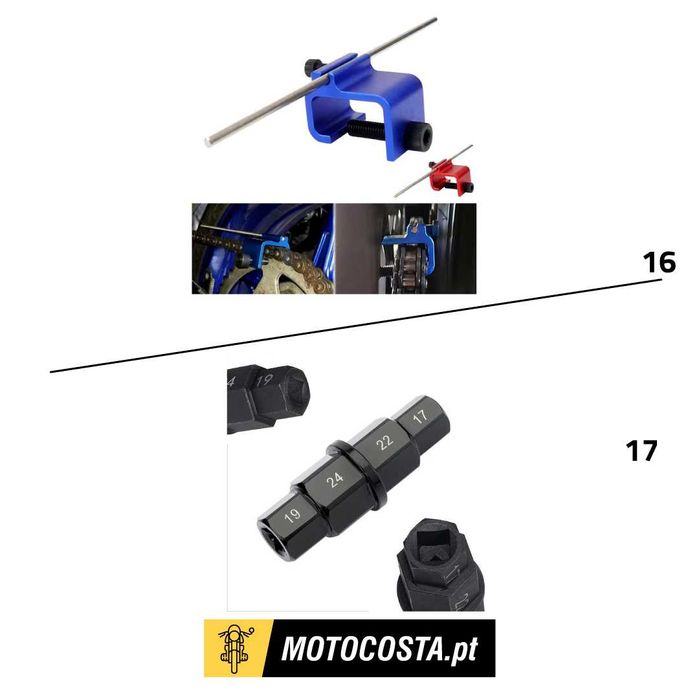 Manutenção e Ferramentas Moto - Correntes, Pneus e Mais - MOTOCOSTA