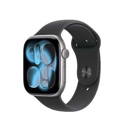 Apple Watch 11 GPS + Cellular 46mm gwiezdna szarość+ pasek M/L czarny Jak nowy